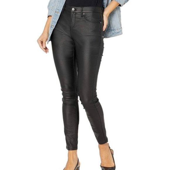 Karl Lagerfeld Pants - 🌻NEW Karl Lagerfeld BLK Waxed Denim Pants Size 16
